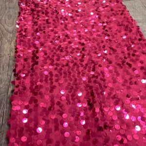 Hot Pink Sequin Scarf